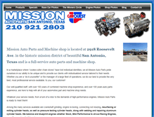 Tablet Screenshot of missionauto.com